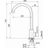 Смеситель для кухни GRANULA ST-4031 пирит ST-4031 PIPIT