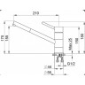 Смеситель GRANULA GR-0010 графит (черно-серый) 0010 GPAFIT
